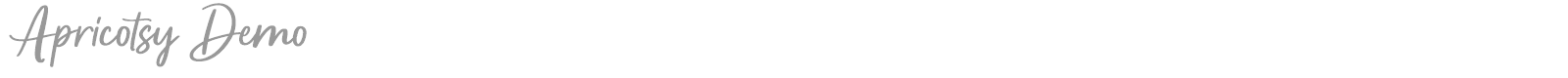 Apricotsy font preview